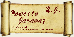 Momčilo Jaramaz vizit kartica